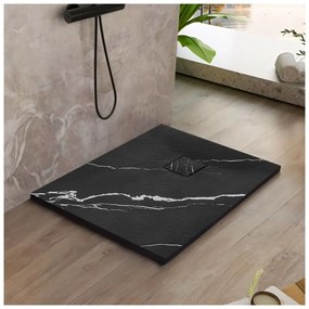 Rea Magnum cadita de dus patrata x90 cm negru REA-K7008
