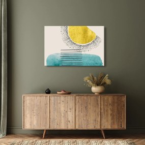 Tablou - pictură abstractă de plajă N⁰2 (90x60 cm)