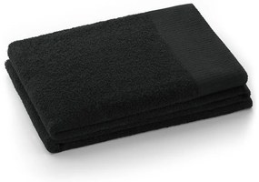 Prosop negru din bumbac din frotir 70x140 cm Amari – Restilo