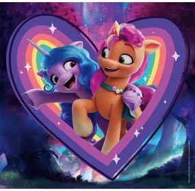 Micul meu ponei Doodles Puzzle Clementoni 3x48 piese