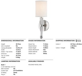 Aplica de perete design clasic VOLTA