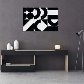 Tablou - Abstracție geometrică N⁰2 (90x60 cm)