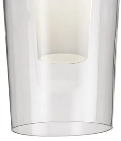 Plafoniera design modern Nora alb/ lemn