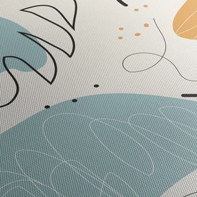 Tablou - Ilustrație de frunze (120x50 cm)