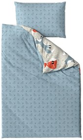 Lenjerie de pat creponata pentru patut Renforce FOXIVA grena Dimensiune lenjerie de pat: 45 x 65 cm | 90 x 140 cm