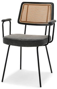 Scaun Cleo (grafit + negru). 1110977
