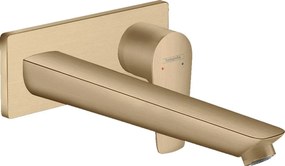 Baterie lavoar Hansgrohe Talis E cu pipa 225 mm, brushed bronze, fara corp incastrat - 71734140