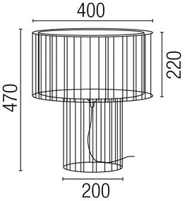 Veioza, lampa de masa Linda 29311