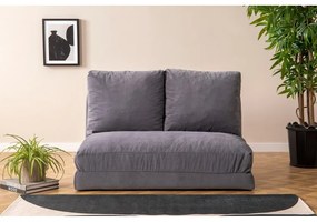 Canapea gri extensibilă 120 cm Taida – Balcab Home