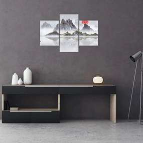 Tablou - Munții în ceață (90x60 cm)