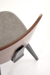 Scaun K563 nuc/gri/negru H81 cm
