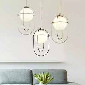 Lustră pe cablu AXIS 1xE27/60W/230V neagră Searchlight 9131BK