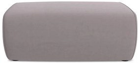 Taburet mov lavandă cu tapițerie din catifea Kapua – Makamii