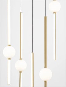 Lustra dimabila cu 5 pendule LED design modern ACROBAT
