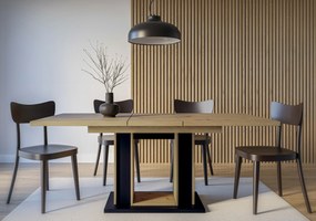 Masă de sufragerie Farug (artisan + Negru) (pentru 6 până la 8 persoane). 1055168