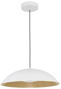 Pendul LED dimabil design modern GLIM alb 60cm