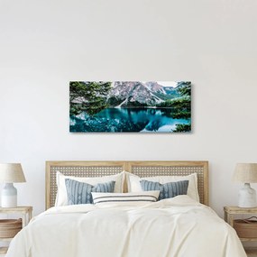 Tablou - Lac în Alpi (120x50 cm)