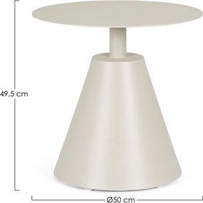 Măsuță de grădină rotundă din aluminiu ø 50 cm Aloha – Bizzotto