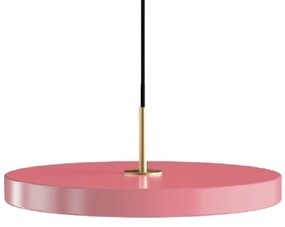 Lustra LED design scandinav Asteria medium - nuance rose/ auriu
