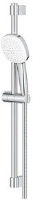 Grohe Tempesta Cube 110 Set dus cu bara 60 cm cu furtun metalic, 2 jeturi