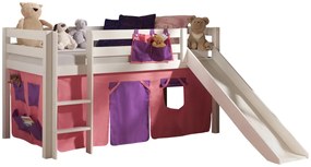 PINO mid sleeper + slide și perdea Bella.