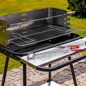 Grătar cu cărbune MIR404, pătrat