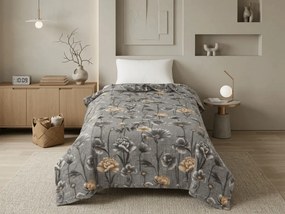 Plapuma de vara FLORVEX 140x200 cm, gri