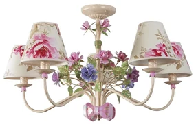 Lustra pe tija ROMANCE 5xE14/40W/230V
