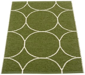Covor pentru exterior și interior verde închis 70x100 cm Boo Dark Olive – Pappelina