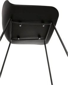 Scaun de bar Kokoon Slade, înălțime 85 cm, negru