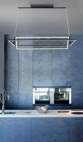 Lustra LED dimabila design modern VIENA white