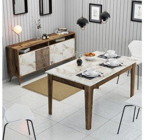 Mobilier living Milhouse (Alb + Nuc). 1088731