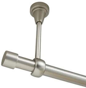 Galerie simpla prindere tavan fara inele capacel 19 mm crom mat (Alege marime: 320 cm)