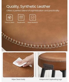 Scaun de bar LIOR maro/negru