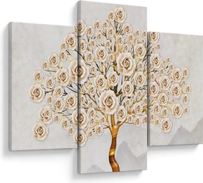 Tablou cu copac cu flori (90x60 cm)