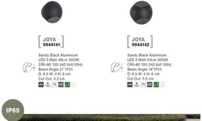 Mini Aplica LED ambientala / incastrabila de iluminat exterior IP65 JOYA II