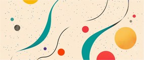 Tablou - Ilustrație colorată minimalistă (120x50 cm)