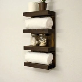 Suport prosop din lemn  seria-620 Homs 65 x 12 x 20 cm,  rustic,30099