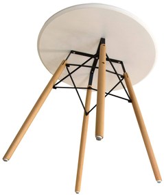 OFERTA Masa de dining alba OSLO 90x90 II. calitate