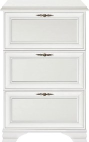 Pantofar alb inalt IDENTO, PAL, 80x20x123 cm
