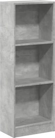 vidaXL Bibliotecă, gri beton, 40x24x109 cm, lemn prelucrat