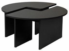 Măsuță de conferință Moira Wood Black