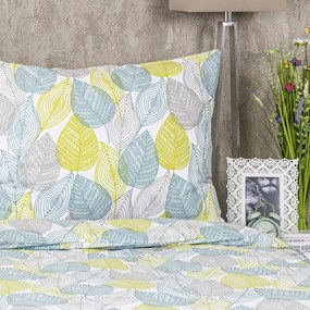 Lenjerie de pat din bumbac 4Home Nordic Leaves, 140 x 220 cm, 70 x 90 cm, 140 x 220 cm, 70 x 90 cm