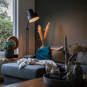 Lampă de podea retro neagră - Chappie