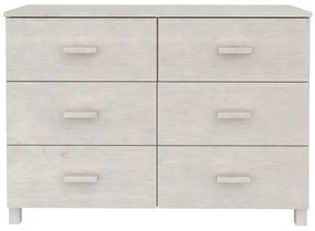 Servanta, alb, 113x40x80 cm, lemn masiv de pin 1, Alb