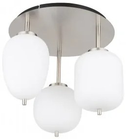 Plafoniera moderna 3 becuri E14 Blacky 15345-3DNO Globo