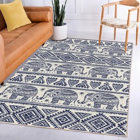 Covor albastru lavabil 120x180 cm Elephant – Mila Home