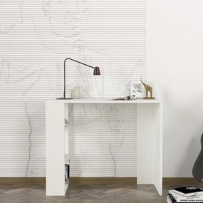 Birou Simplu, Design Modern, UnicUtil, 90 x 40 x 73.8 cm, Alb, UUDESK03