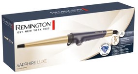 Ondulator Remington CI5805 Sapphire Luxe Curling, 200°C, Acoperit cu ceramica, Varf rece, Auriu/Albastru