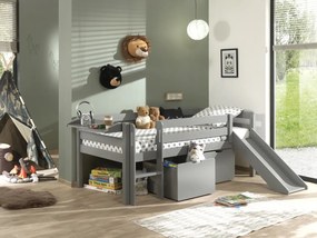 PINO SET DE 2 SERTARE PENTRU Pat copii MATRIMONIAL H85CM GRI